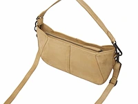 Hand- en schoudertas dr amsterdam, beige - afbeelding 2 van  6