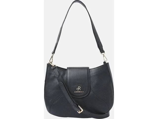 Hand- en schoudertas dr amsterdam, black - afbeelding 1 van  6