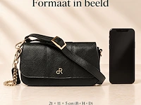 Hand- en schoudertas dr amsterdam, black - afbeelding 6 van  6