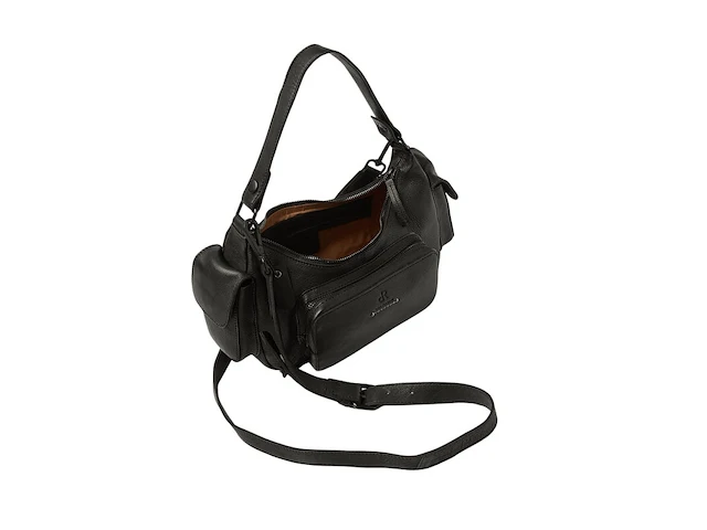 Hand- en schoudertas dr amsterdam, black - afbeelding 3 van  6