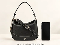 Hand- en schoudertas dr amsterdam, black - afbeelding 6 van  6