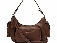 Hand- en schoudertas dr amsterdam, brown