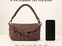 Hand- en schoudertas dr amsterdam, brown - afbeelding 6 van  6