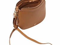 Hand- en schoudertas dr amsterdam, camel - afbeelding 3 van  6