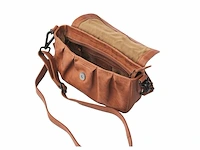Hand- en schoudertas dr amsterdam, camel - afbeelding 3 van  6