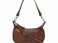 Hand- en schoudertas dr amsterdam, chestnut