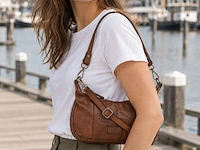 Hand- en schoudertas dr amsterdam, chestnut - afbeelding 5 van  6