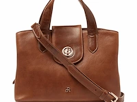 Hand- en schoudertas dr amsterdam, cognac - afbeelding 3 van  8