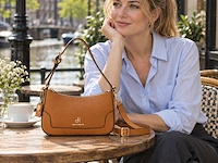 Hand- en schoudertas dr amsterdam, golden oak - afbeelding 5 van  6
