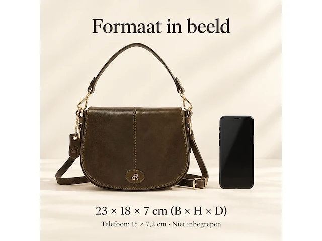 Hand- en schoudertas dr amsterdam, green - afbeelding 8 van  8