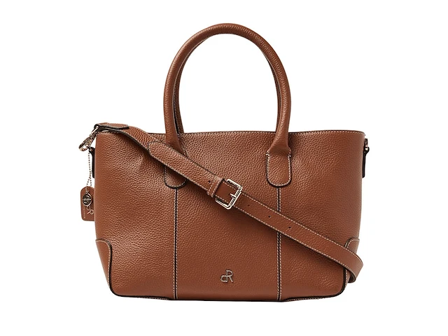 Hand- en schoudertas dr amsterdam, mocha - afbeelding 1 van  6