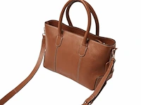 Hand- en schoudertas dr amsterdam, mocha - afbeelding 2 van  6