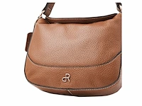 Hand- en schoudertas dr amsterdam, mocha - afbeelding 3 van  6