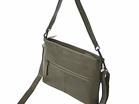 Hand- en schoudertas dr amsterdam, olive - afbeelding 2 van  6
