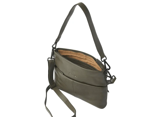 Hand- en schoudertas dr amsterdam, olive - afbeelding 3 van  6