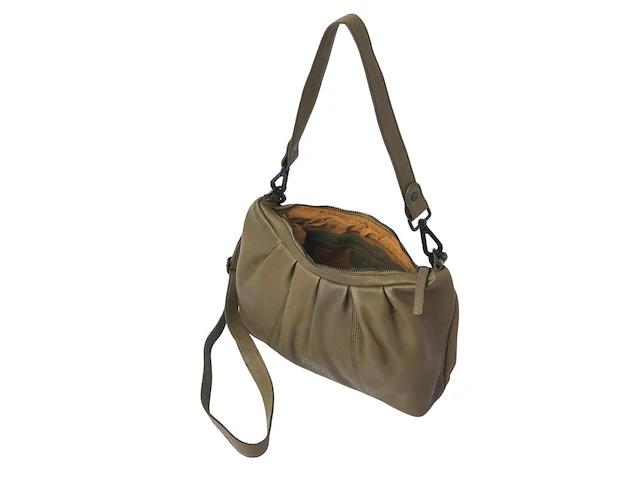 Hand- en schoudertas dr amsterdam, olive - afbeelding 3 van  6
