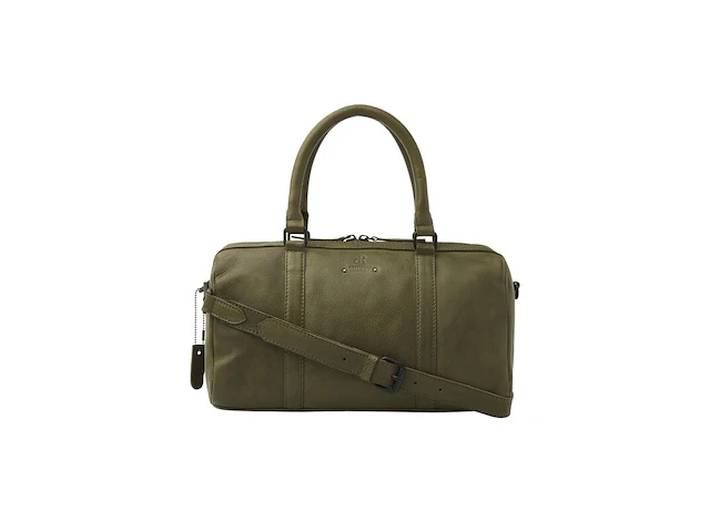 Hand- en schoudertas dr amsterdam, olive - afbeelding 1 van  6