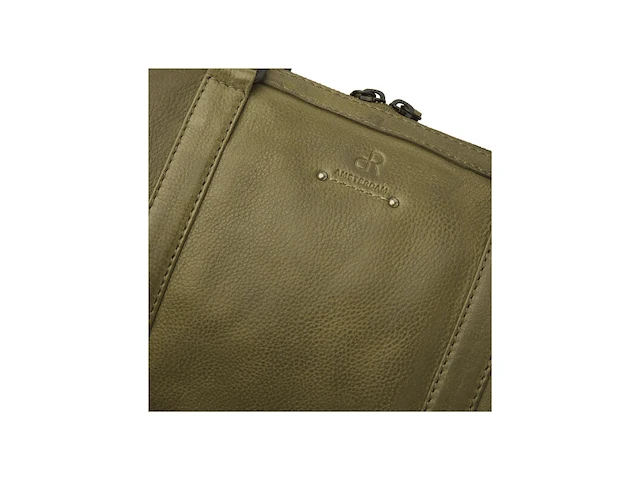 Hand- en schoudertas dr amsterdam, olive - afbeelding 4 van  6