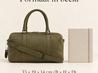Hand- en schoudertas dr amsterdam, olive - afbeelding 6 van  6
