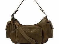 Hand- en schoudertas dr amsterdam, olive