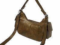 Hand- en schoudertas dr amsterdam, olive - afbeelding 2 van  6