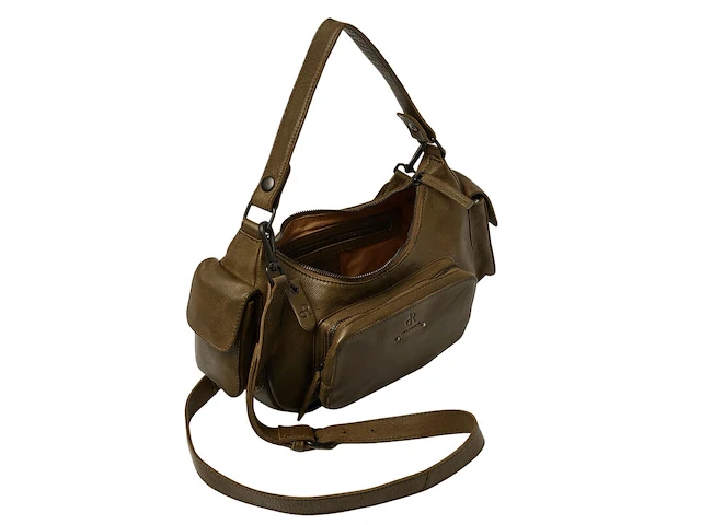 Hand- en schoudertas dr amsterdam, olive - afbeelding 3 van  6