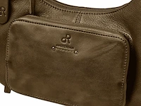 Hand- en schoudertas dr amsterdam, olive - afbeelding 4 van  6