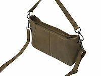Hand- en schoudertas dr amsterdam, olive - afbeelding 2 van  6