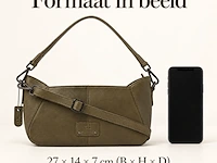 Hand- en schoudertas dr amsterdam, olive - afbeelding 6 van  6