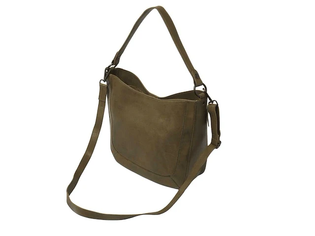 Hand- en schoudertas dr amsterdam, olive - afbeelding 2 van  6