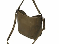 Hand- en schoudertas dr amsterdam, olive - afbeelding 2 van  6