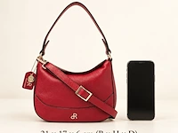 Hand- en schoudertas dr amsterdam, red - afbeelding 6 van  6