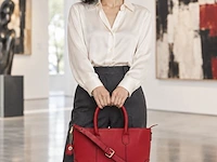 Hand- en schoudertas dr amsterdam, tango red - afbeelding 5 van  6