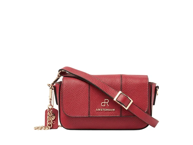 Hand- en schoudertas dr amsterdam, tango red - afbeelding 1 van  6