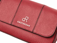 Hand- en schoudertas dr amsterdam, tango red - afbeelding 4 van  6