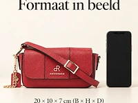 Hand- en schoudertas dr amsterdam, tango red - afbeelding 6 van  6