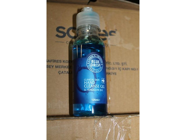 Hand cleaning gel blue drop. ruim 2500 flesjes 125 ml. - afbeelding 3 van  3