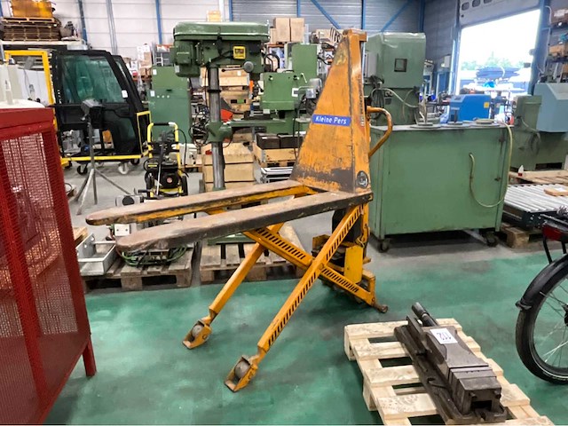 Hand hydraulische hoogheffer palletwagen - afbeelding 1 van  5