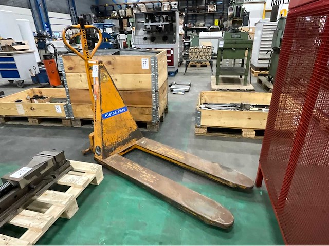 Hand hydraulische hoogheffer palletwagen - afbeelding 3 van  5