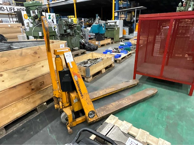 Hand hydraulische hoogheffer palletwagen - afbeelding 4 van  5