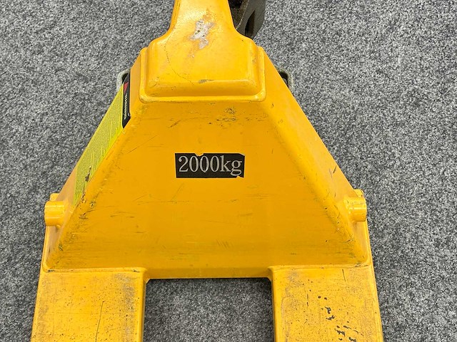 Hand hydraulische palletwagen 2000 kg - afbeelding 2 van  3