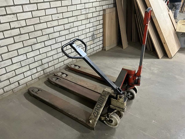 Hand hydraulische palletwagen (2x) - afbeelding 1 van  6