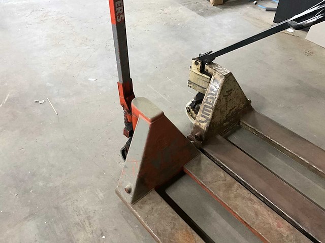 Hand hydraulische palletwagen (2x) - afbeelding 4 van  6