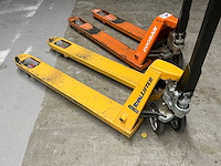 Hand hydraulische palletwagen (2x) - afbeelding 3 van  5