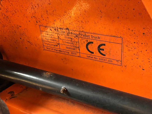 Hand hydraulische palletwagen (2x) - afbeelding 6 van  7