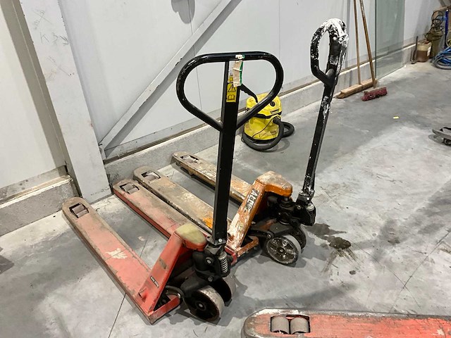 Hand hydraulische palletwagen (2x) - afbeelding 1 van  1