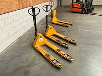 Hand hydraulische palletwagen (2x) - afbeelding 1 van  3