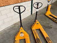 Hand hydraulische palletwagen (2x) - afbeelding 2 van  3