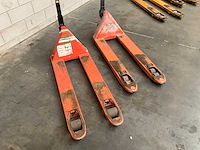 Hand hydraulische palletwagen (2x) - afbeelding 3 van  8