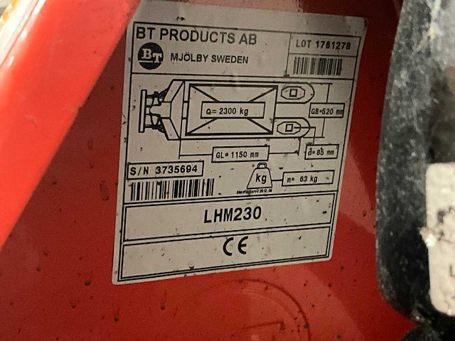Hand hydraulische palletwagen (2x) - afbeelding 8 van  8